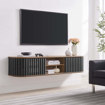 Crédence de rangement flottante l 64 po Modway