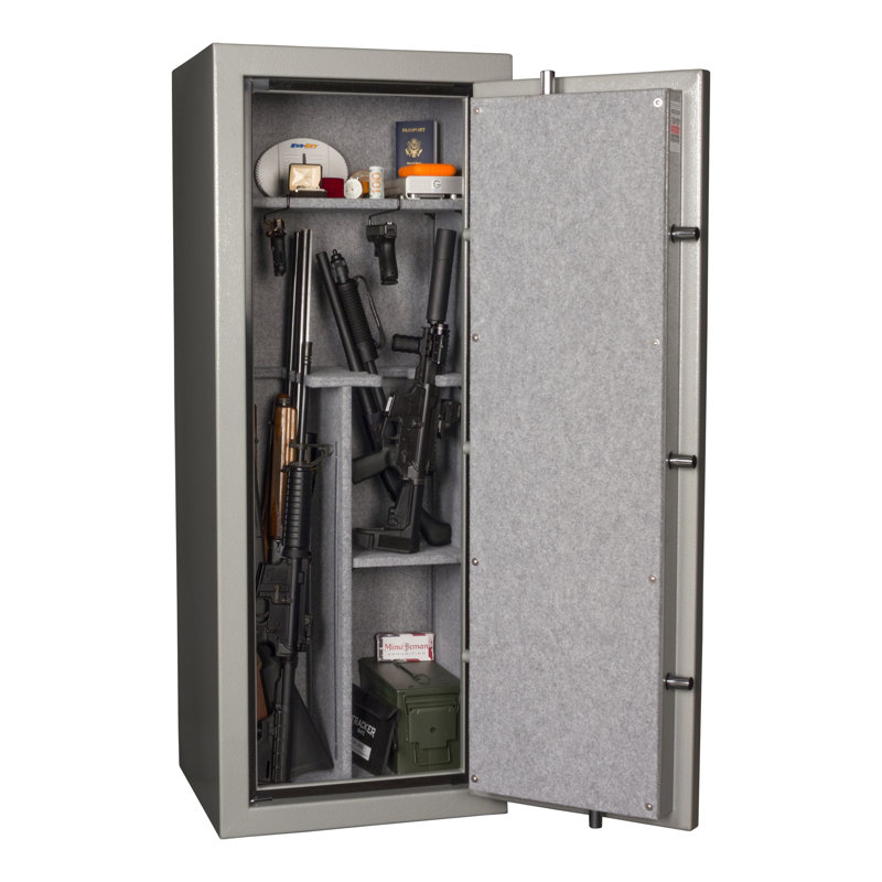 Tracker Safe 14 Gun Safe, with Electronic Lock, 59" H x 23" W x 20" D, High Security Electronic