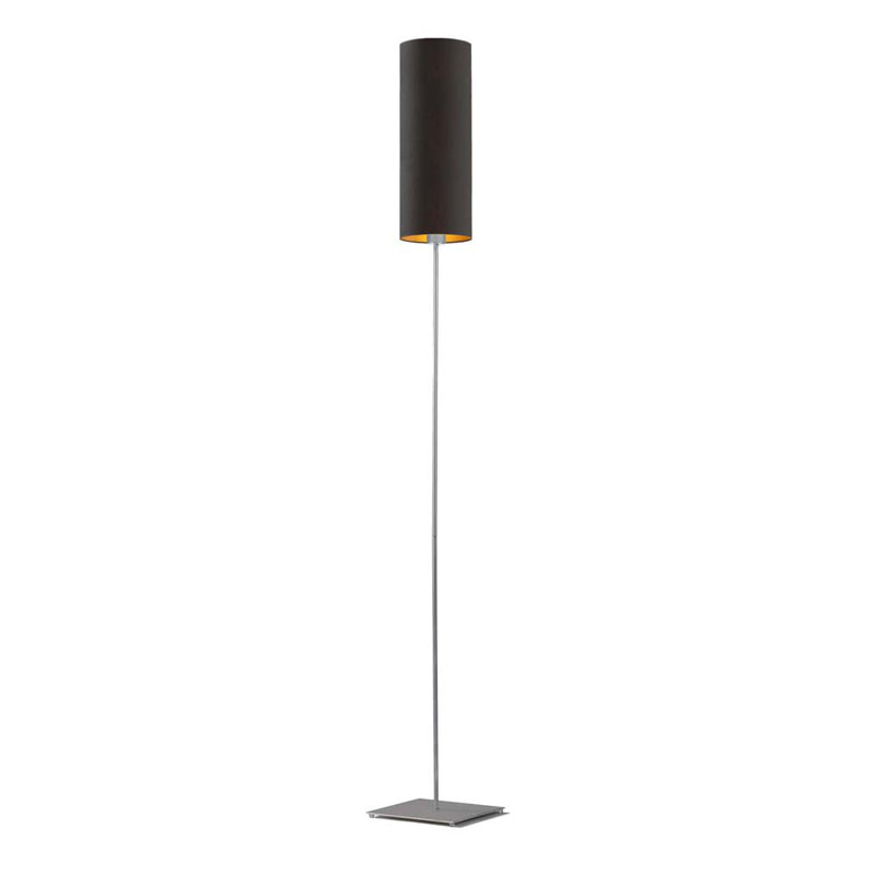 Tonkin 165cm Traditional Floor Lamp, Silver, Black/Gold