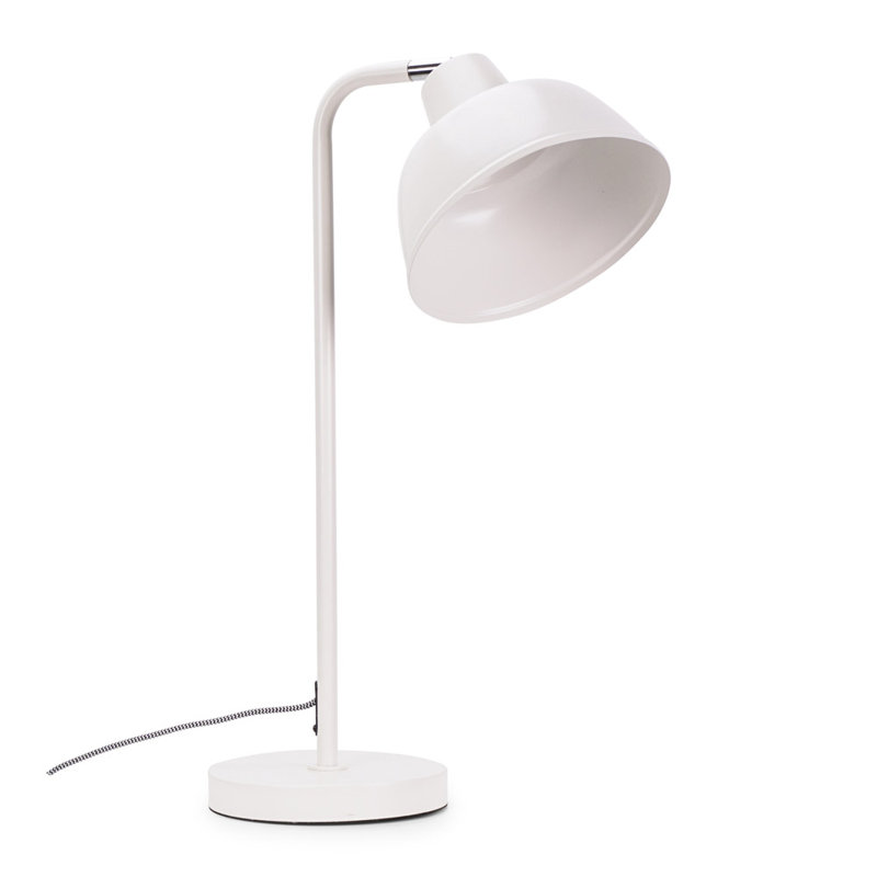 Rhyan Metal Table Lamp, Yes, White