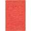 India Hand Loomed Cotton Modern Area Rug in Orange-228060945