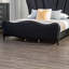 Ensemble de chambre à coucher 3 pièces, beau lit attrayant 2 tables de chevet-129913972-129913974