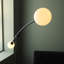 Corso 140cm Black Arched Floor Lamp