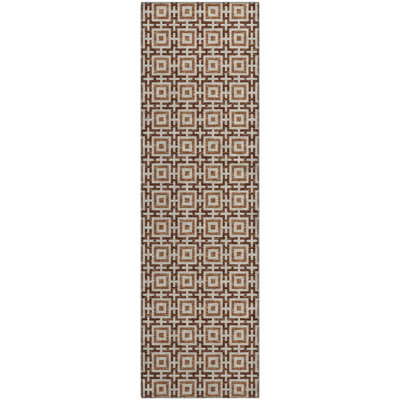 Premium Machine Washable Paullette AMF139 Paprika Rug
