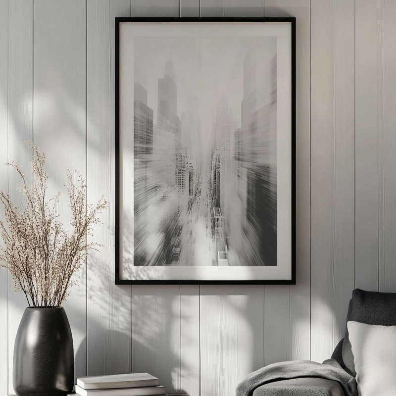 Pulsion urbaine, Cadre photo simple en zinc vieilli, H 12,25 po x l 15,25 po