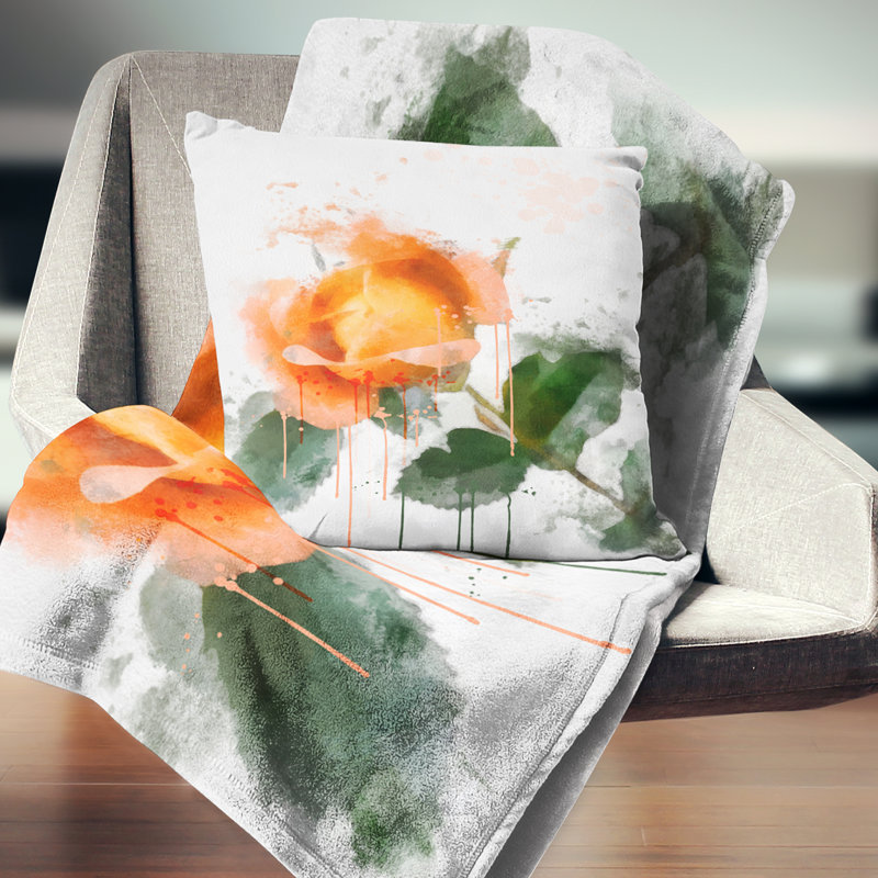 Coussin Orange, 16 po x 1 po