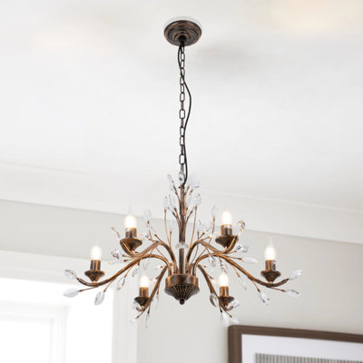 Luminaire suspendu en cristal 28 pouces American Retro