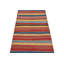Vintage Bidjar Persian Tribal Kilim In Red, Gold And Blue Stripes By Rug & Kilim