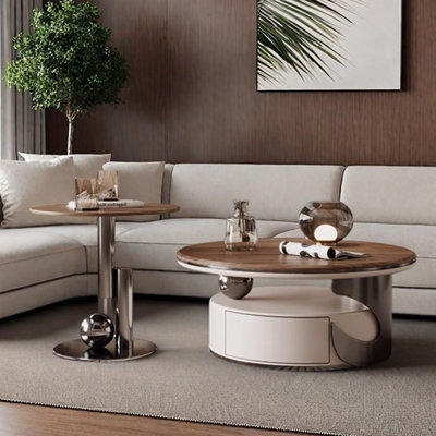 Light luxury design sense coffee table