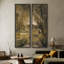 «Vintage Landscape Wall Art», ensemble de 2 toiles encadrées 20 x 60 pouces-2107919167