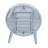 Extendable Round Solid Wood Dining Table