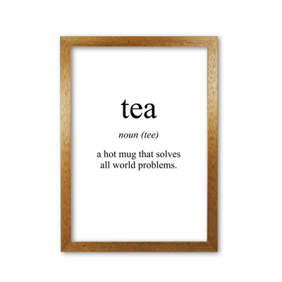 Tea 1 Piece Wall Art