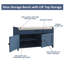 Banc de rangement pour chaussures avec rangement relevable-1869193102