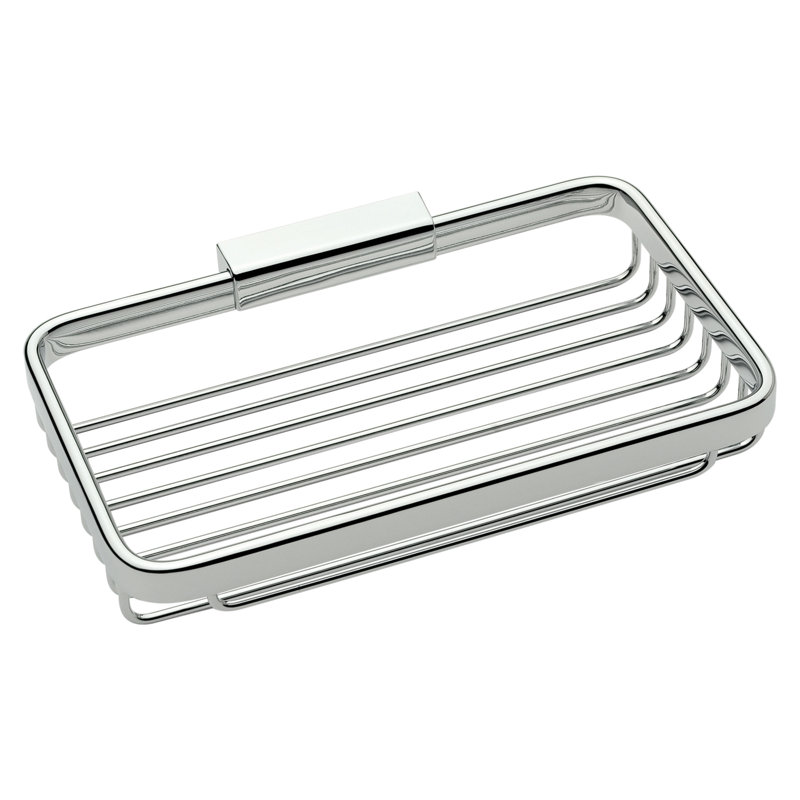 Hotelier 8" Toiletry Basket, Polished Chrome