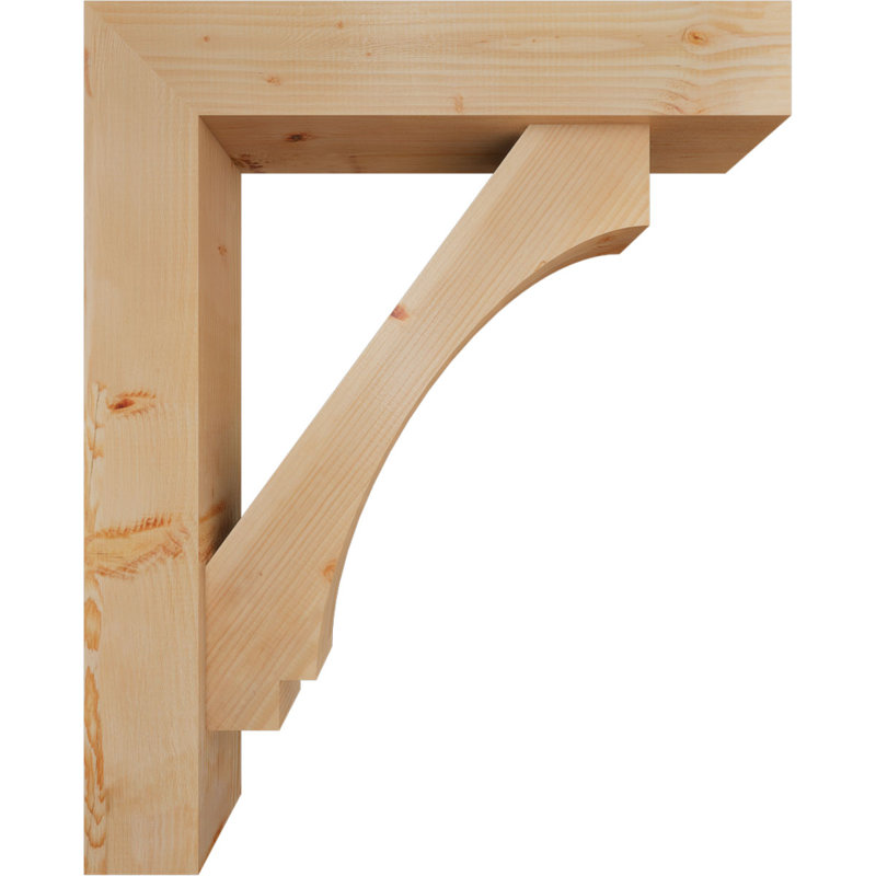 Support de bloc impérial avec entretoise décalée, 42 x 34, Sapin Douglas de l 7 1/2 (lisse)