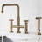 Urbix Bridge Faucet with Side Spray Included-49089339