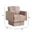 Chaise d'appoint rembourrée moderne avec accoudoirs en bois-1715856620