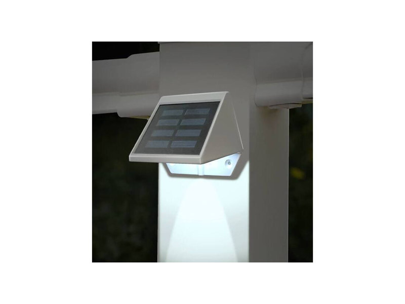C6FEC72D2FDE453B8B0E6FBD891A6924 White Aluminum Deck And Wall Light