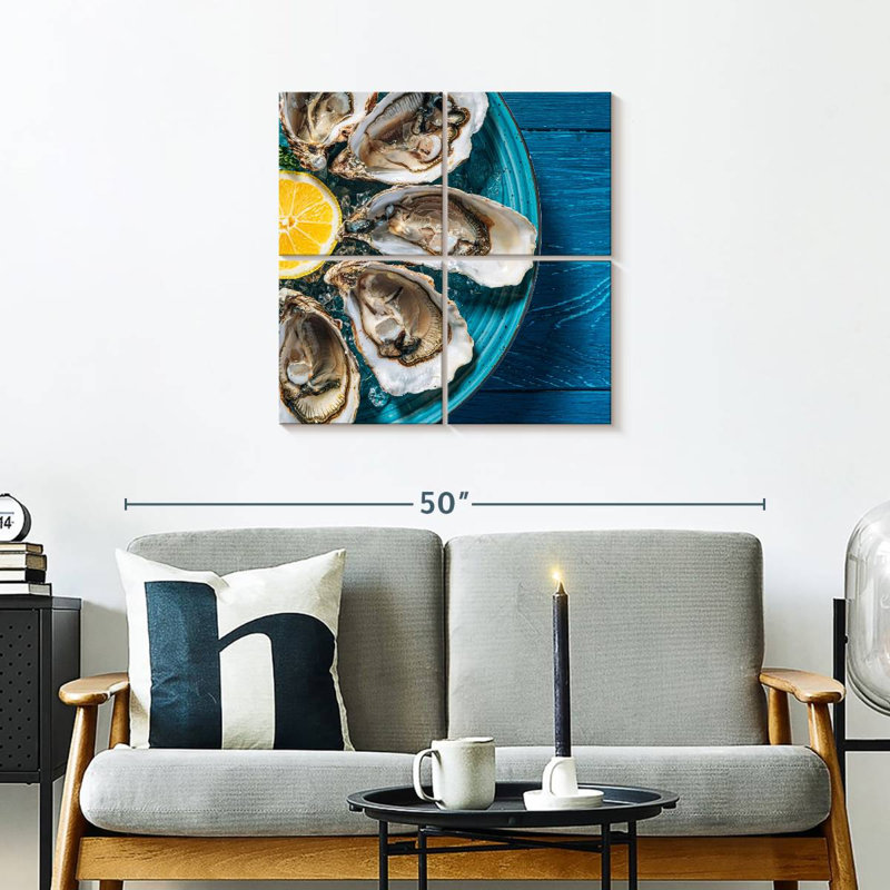 Yarlin Lemon Oyster Meal, 26" H x 26" W