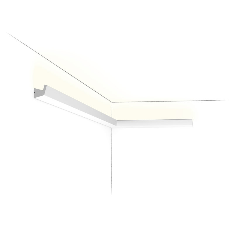 1'' H x 78.75'' W x 1'' D Plastic Crown