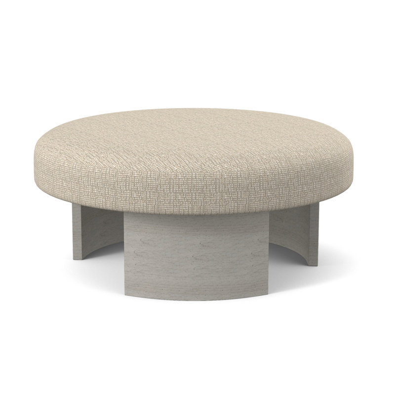 Repose-pieds Eclipse, Bisque, Steps Stones - Viscose ivoire