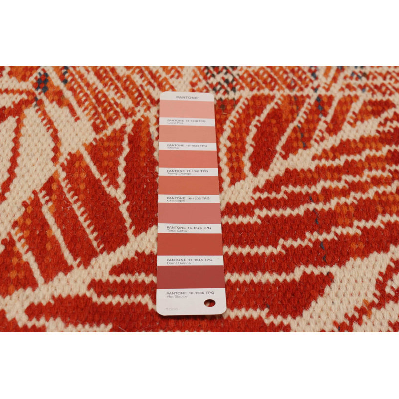 Tapis rectangulaire nouvel âge en laine 5 pi 4 po x 7 pi 10 po One-of-a-Kind