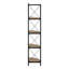 Bibliothèque, bibliothèque, étagère, d'angle, 4 niveaux, H 60 po, bureau, chambre à coucher, contemporain, moderne-936371624