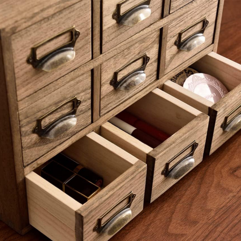 Solid Wood Desk Organiser