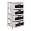 Haislynn 4 Drawer Storage Drawer