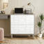 Classeur 2 tiroirs, armoire de rangement spacieuse