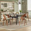 Upholstered Side Chairs with Padded Back-1598645017