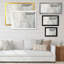 «Liquide Waves In Shades Of Gray», reproduction sur toile flottante-1960300048-1960300053