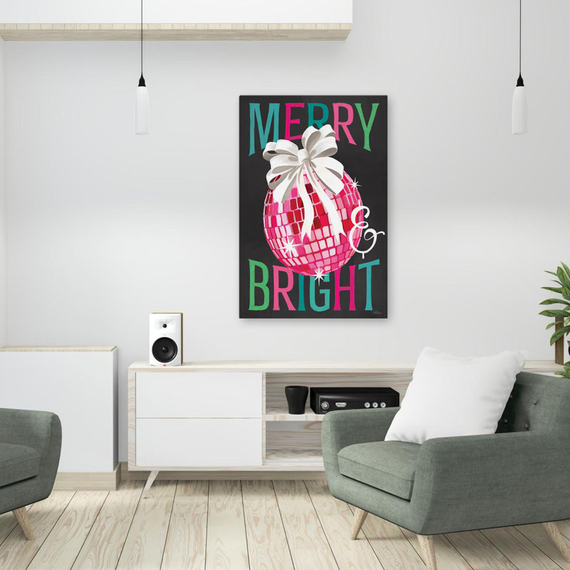 Boule disco Merry & Bright, H 36 po x l 24 po