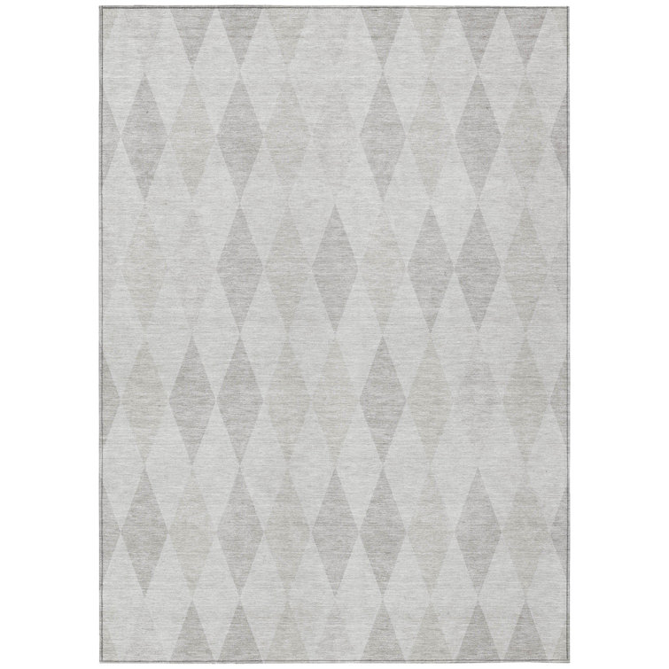 Clintonville Washable Geometric Indoor / Outdoor Rug