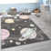 Arielly Kids Rug Nino Space With Planets And Stars In Pastel Colors
