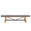 Truss Outdoor Teak Dining Bench