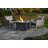 Square Aluminum Propane Smokeless Fire Pit with Lid