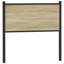Vidaxl Replace Headboard Smoked Oak 90 Cm Engineered Wood And Steel-104508721-104508718
