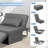 Horicon 72'' Wide Tufted Convertible Chair-2071785879