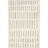 Nalini Modern Striped High-Low Wool Area Rug-1147286475