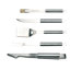 Ensemble d'outils de barbecue en acier inoxydable Berghoff Essentials Cubo 6Pc 18/10 avec boîtier en métal