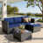 Black Rattan Navy