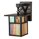 Hyde Park "T" Mission 1 - Light Outdoor Wall Lantern