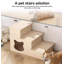 Escalier pour chien avec fenêtre