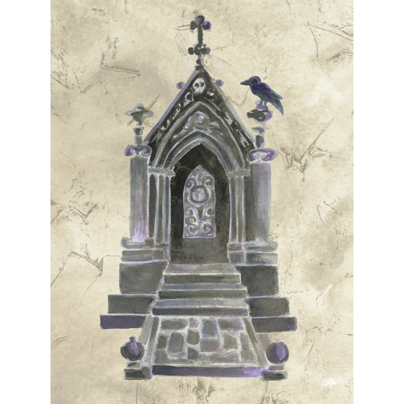 Tearza Haunted Mausoleum II by June Erica Vess - Wrapped Canvas Print, 76 cm H x 51 cm W