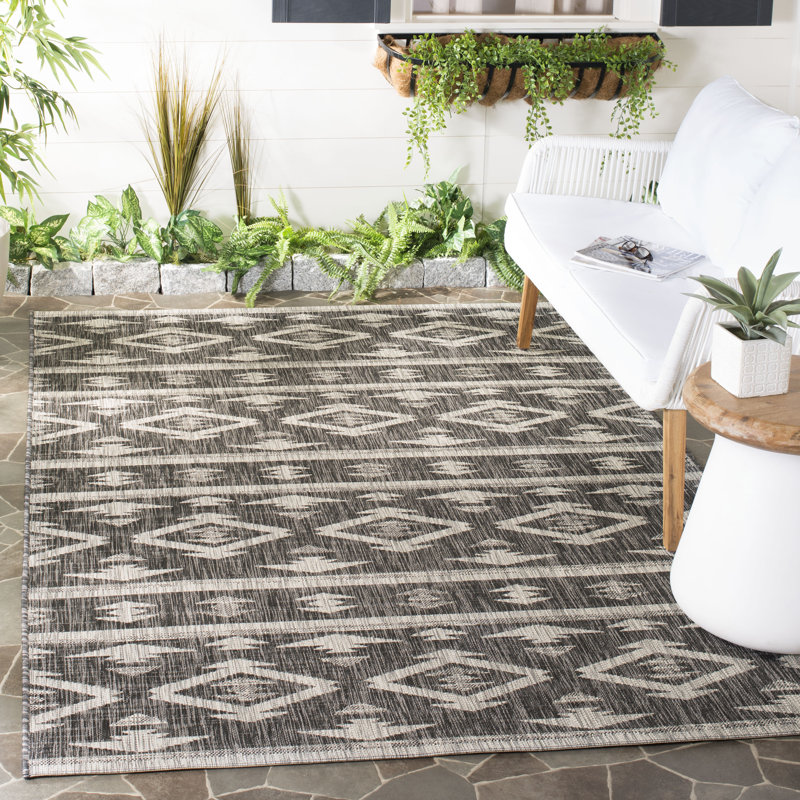 Amarien Southwestern Indoor/Outdoor Area Rug, Rectangle 9' x 12'