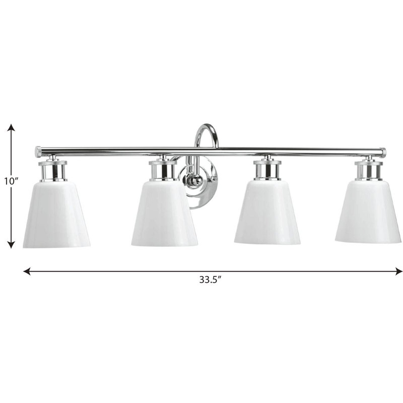 Hollymead 2 - Light Dimmable Vanity Light, Polished Chrome