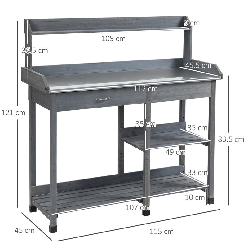 Fir Potting Bench