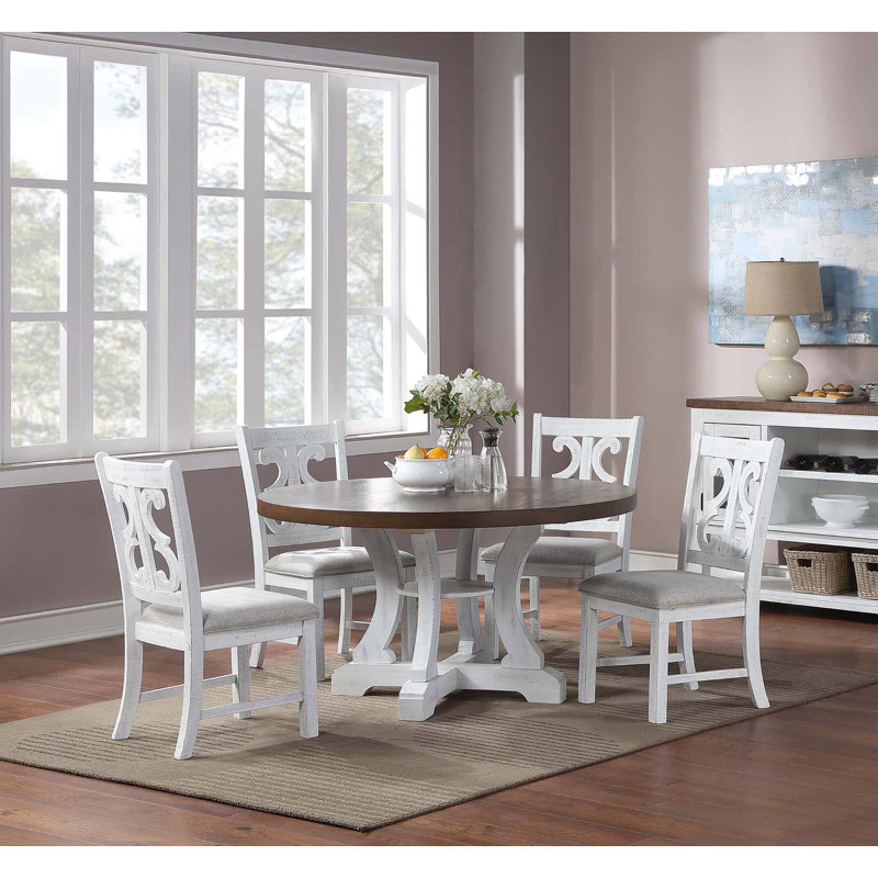 Table de salle à manger, Blanc