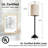 Pavanjit Buffet Lamps Table Lamps Unique Artistic Design Shade for Console Table at Landing Erea, Entryway, Buffet or Sideboard Table at Dinning Room-1965147368